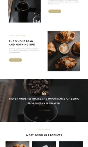 コーヒーショップ homepage-coffee shop